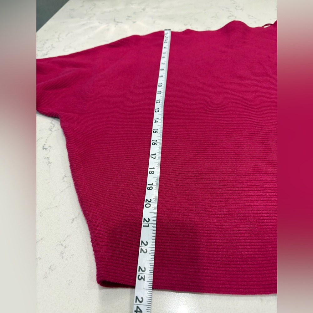 Philosophy Ribbed Dolman Sleeve Sweater Size Large - Picture 6 of 6